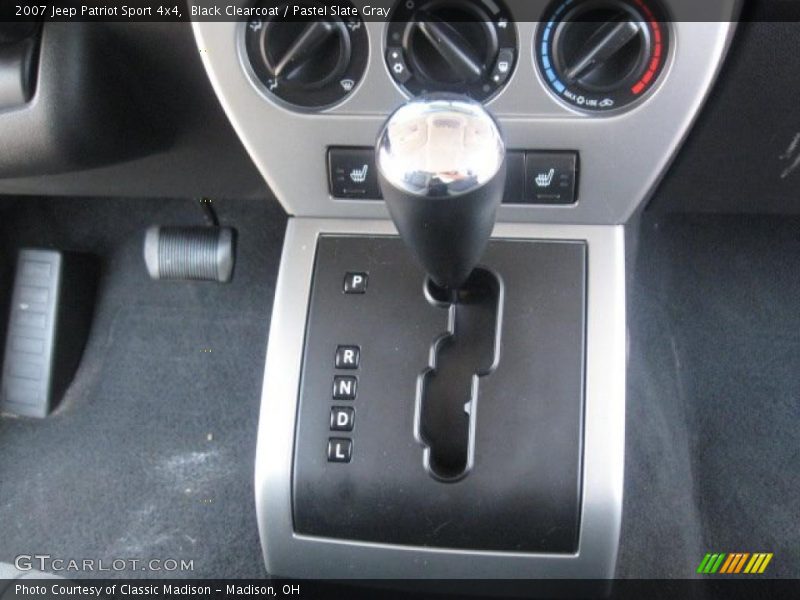 Black Clearcoat / Pastel Slate Gray 2007 Jeep Patriot Sport 4x4