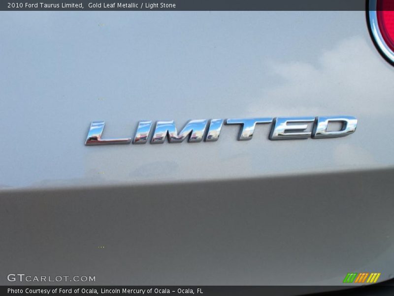 Gold Leaf Metallic / Light Stone 2010 Ford Taurus Limited