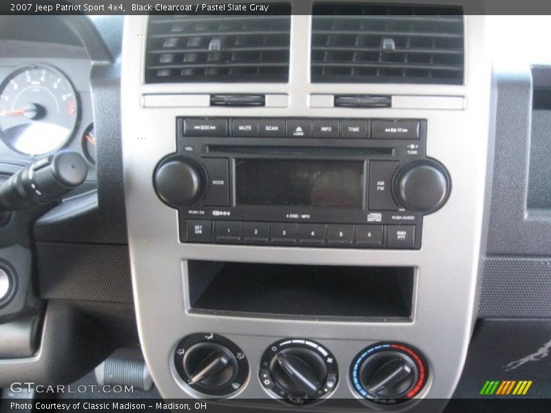 Black Clearcoat / Pastel Slate Gray 2007 Jeep Patriot Sport 4x4