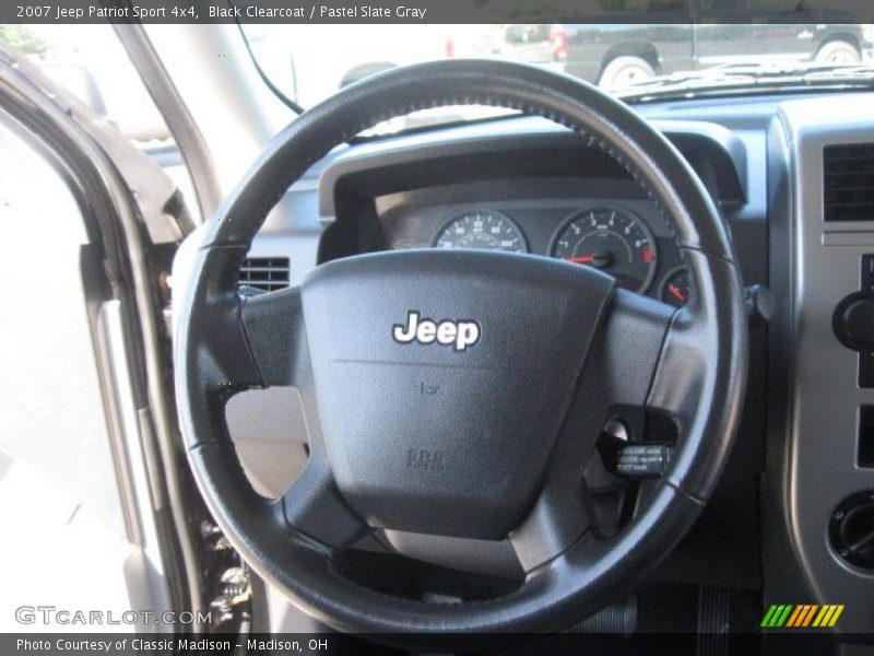 Black Clearcoat / Pastel Slate Gray 2007 Jeep Patriot Sport 4x4