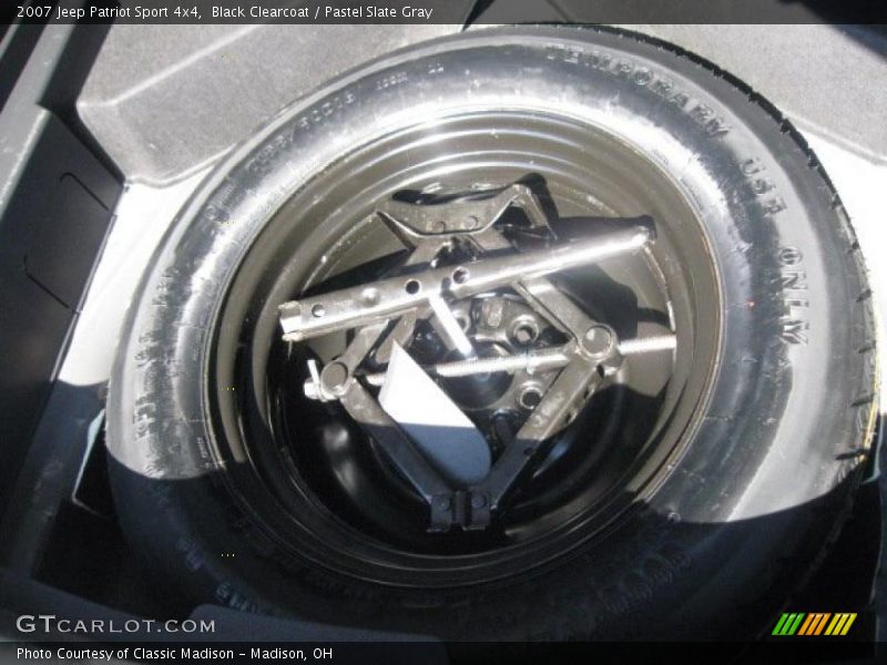 Black Clearcoat / Pastel Slate Gray 2007 Jeep Patriot Sport 4x4