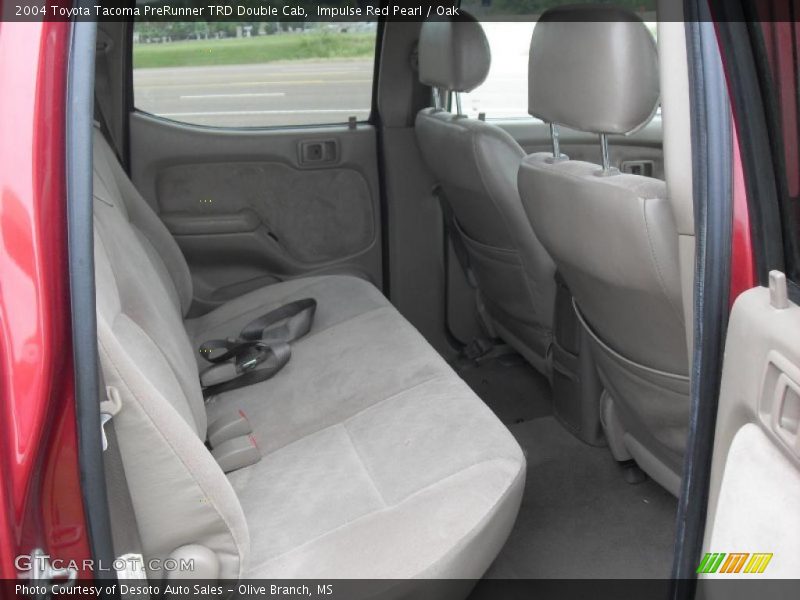 Impulse Red Pearl / Oak 2004 Toyota Tacoma PreRunner TRD Double Cab