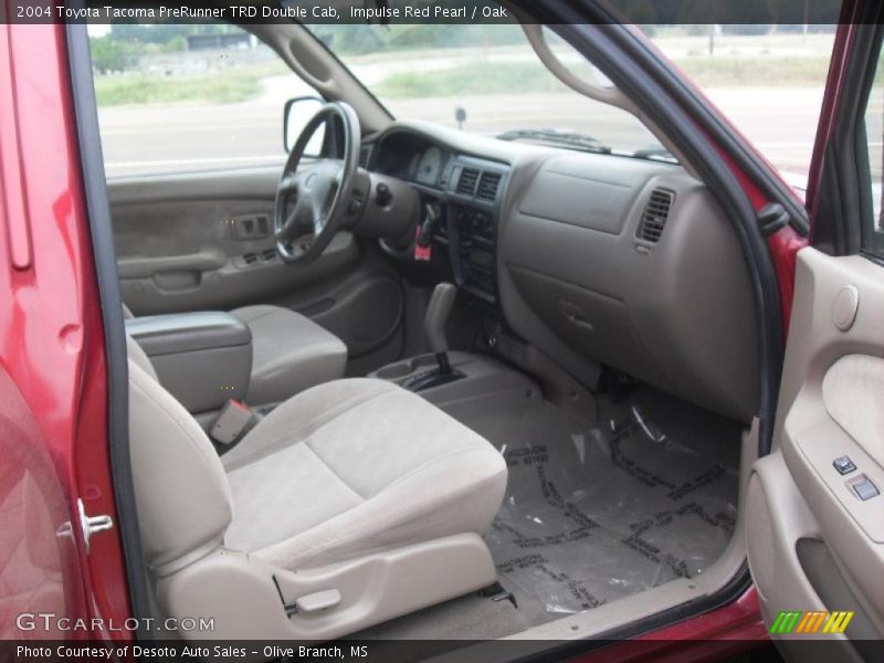 Impulse Red Pearl / Oak 2004 Toyota Tacoma PreRunner TRD Double Cab