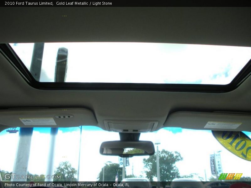 Gold Leaf Metallic / Light Stone 2010 Ford Taurus Limited