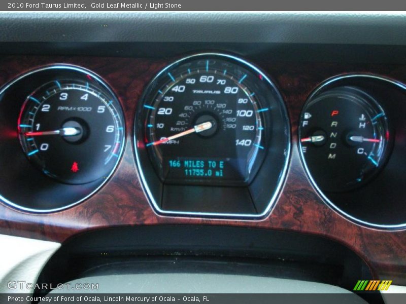 Gold Leaf Metallic / Light Stone 2010 Ford Taurus Limited