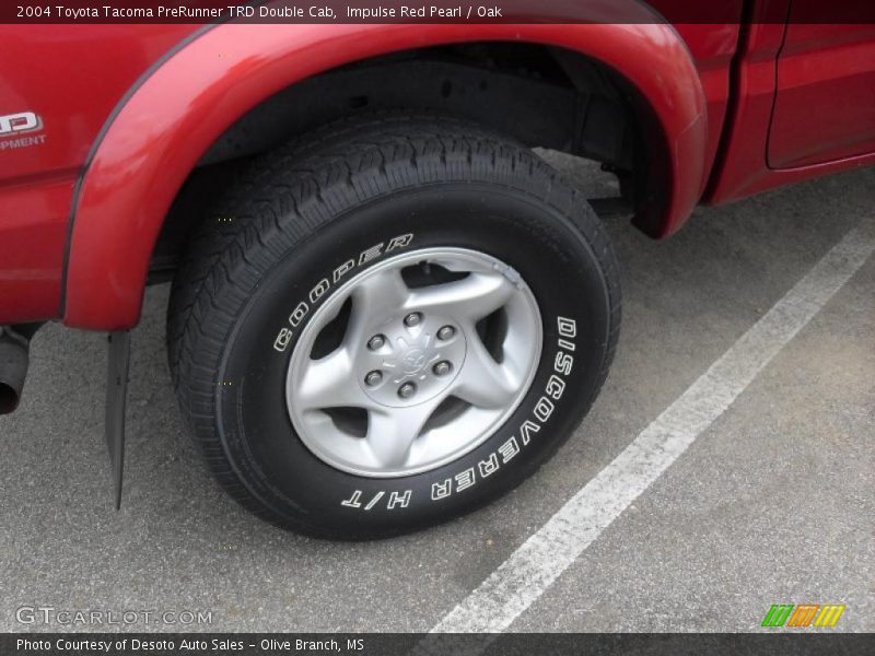 Impulse Red Pearl / Oak 2004 Toyota Tacoma PreRunner TRD Double Cab