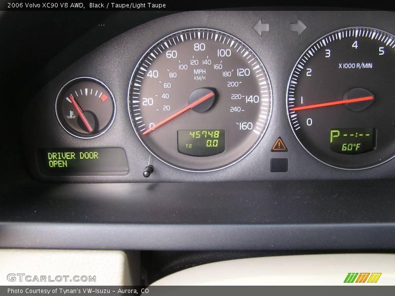 Black / Taupe/Light Taupe 2006 Volvo XC90 V8 AWD