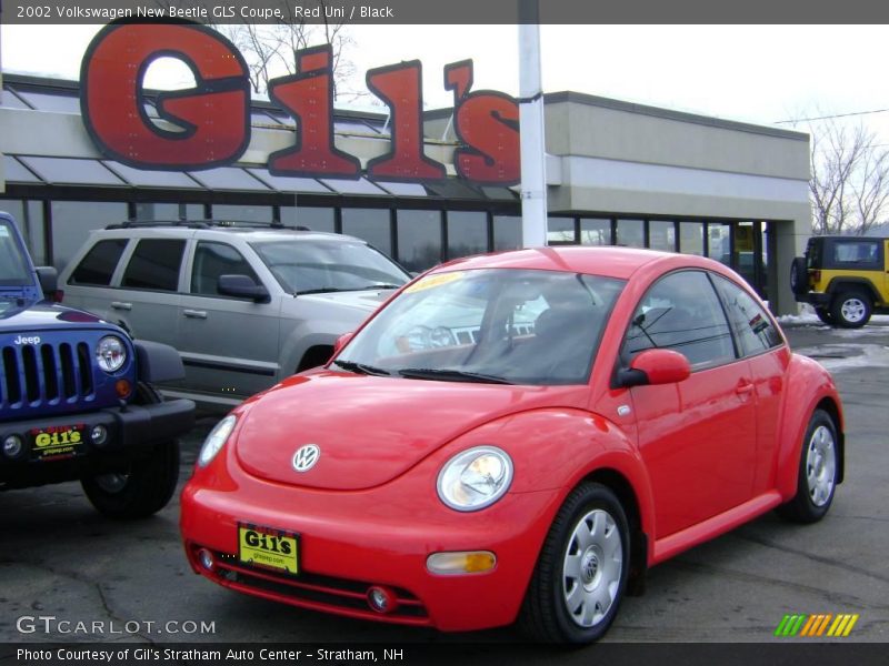 Red Uni / Black 2002 Volkswagen New Beetle GLS Coupe
