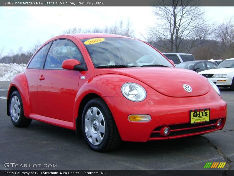 Red Uni / Black 2002 Volkswagen New Beetle GLS Coupe