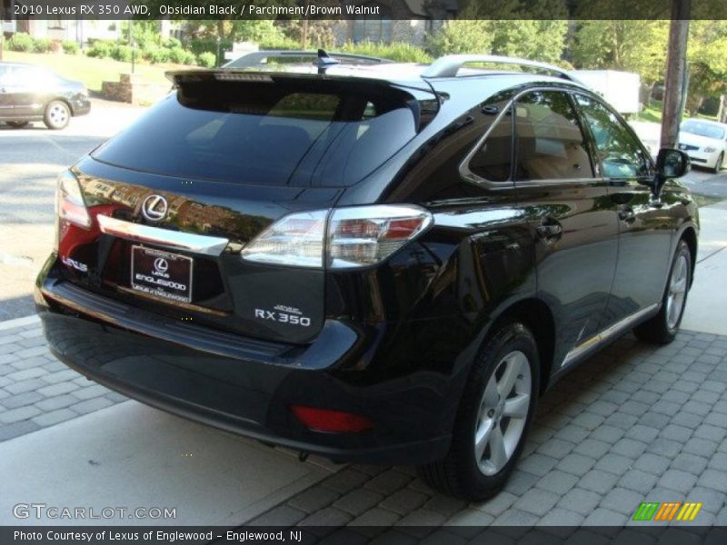 Obsidian Black / Parchment/Brown Walnut 2010 Lexus RX 350 AWD