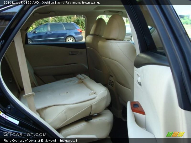 Obsidian Black / Parchment/Brown Walnut 2010 Lexus RX 350 AWD