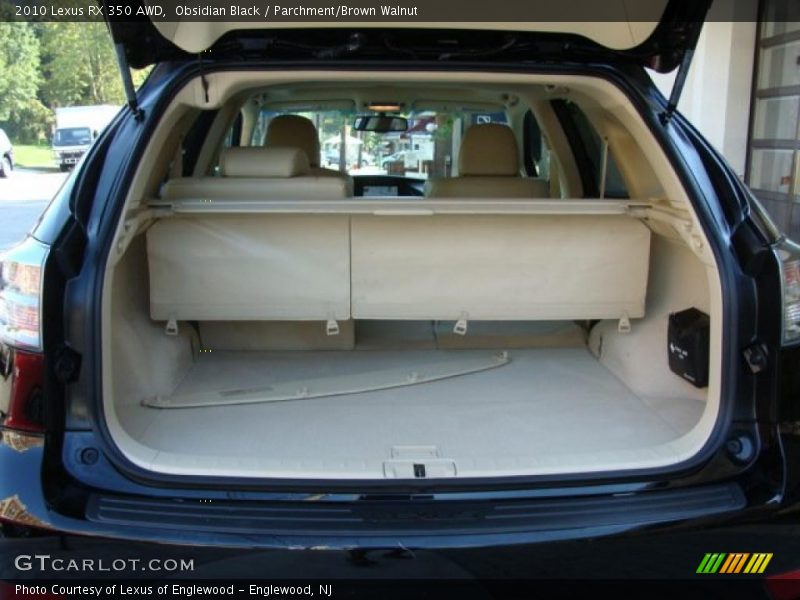 Obsidian Black / Parchment/Brown Walnut 2010 Lexus RX 350 AWD