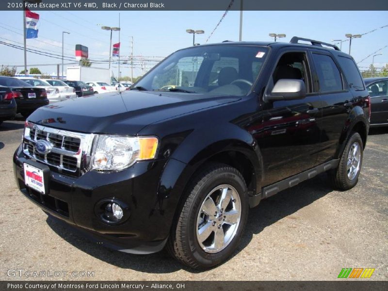 Black / Charcoal Black 2010 Ford Escape XLT V6 4WD