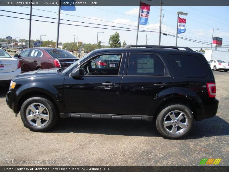 Black / Charcoal Black 2010 Ford Escape XLT V6 4WD