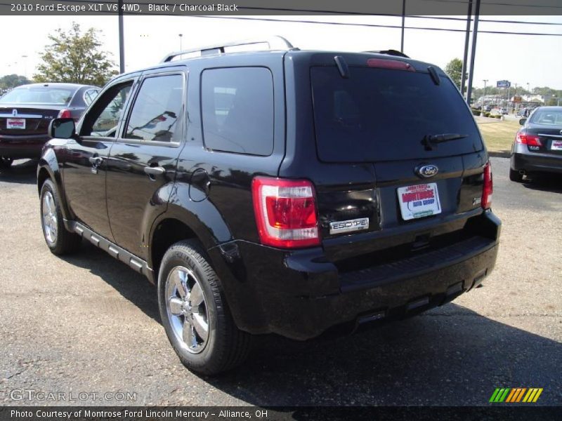 Black / Charcoal Black 2010 Ford Escape XLT V6 4WD