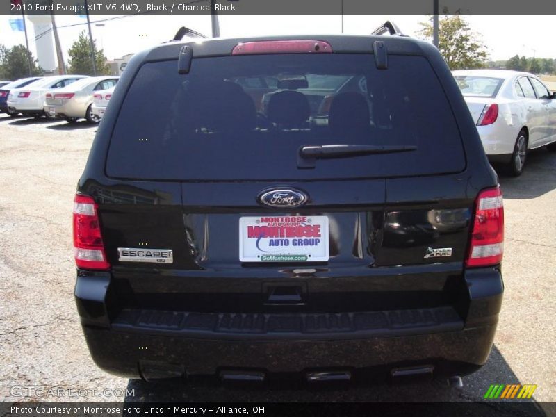 Black / Charcoal Black 2010 Ford Escape XLT V6 4WD