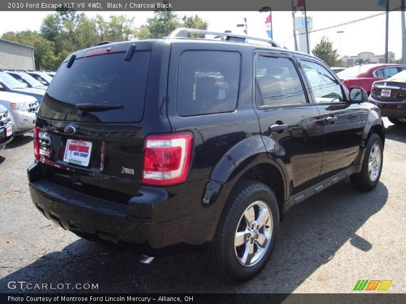 Black / Charcoal Black 2010 Ford Escape XLT V6 4WD