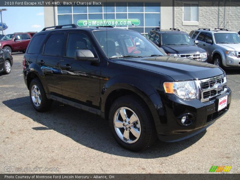 Black / Charcoal Black 2010 Ford Escape XLT V6 4WD