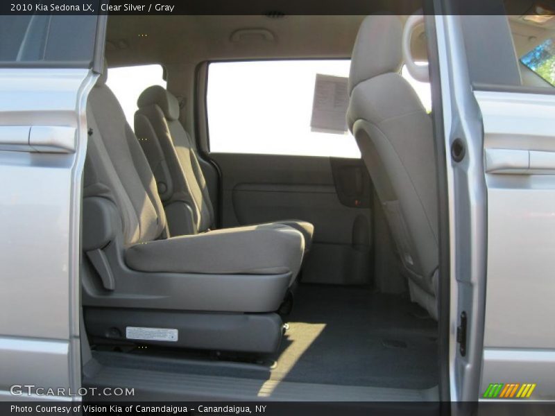Clear Silver / Gray 2010 Kia Sedona LX