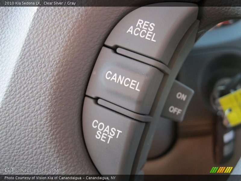 Clear Silver / Gray 2010 Kia Sedona LX