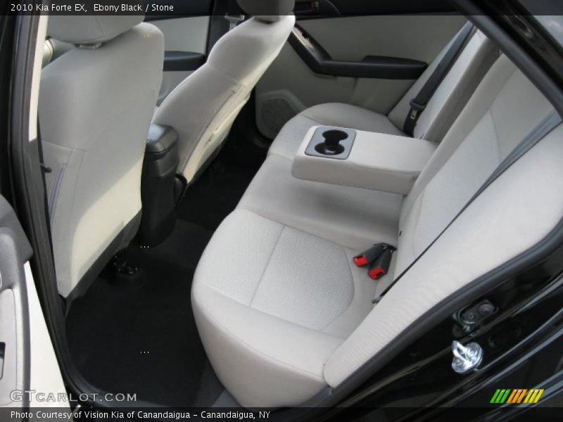 Ebony Black / Stone 2010 Kia Forte EX