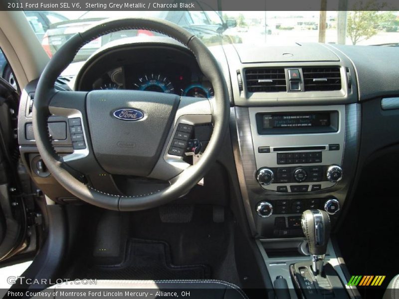 Sterling Grey Metallic / Charcoal Black 2011 Ford Fusion SEL V6