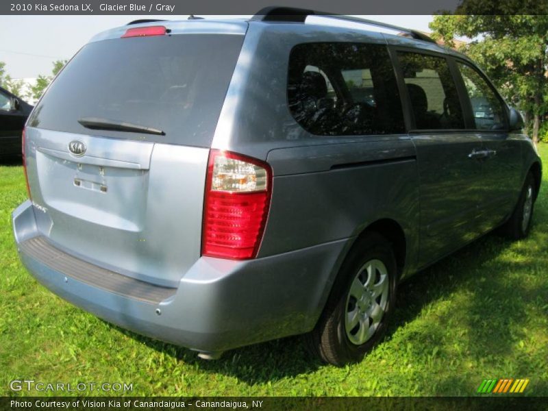 Glacier Blue / Gray 2010 Kia Sedona LX