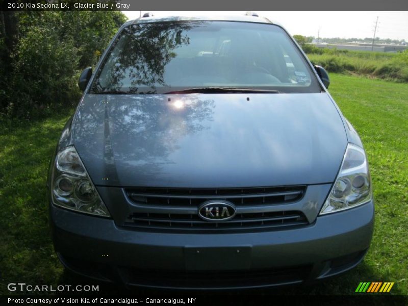 Glacier Blue / Gray 2010 Kia Sedona LX