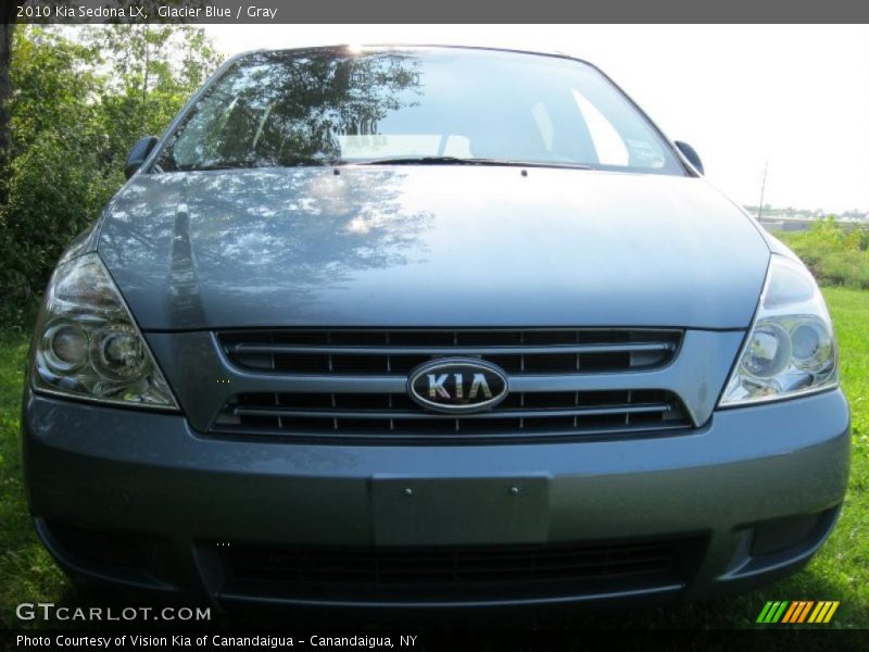 Glacier Blue / Gray 2010 Kia Sedona LX