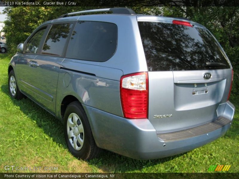 Glacier Blue / Gray 2010 Kia Sedona LX