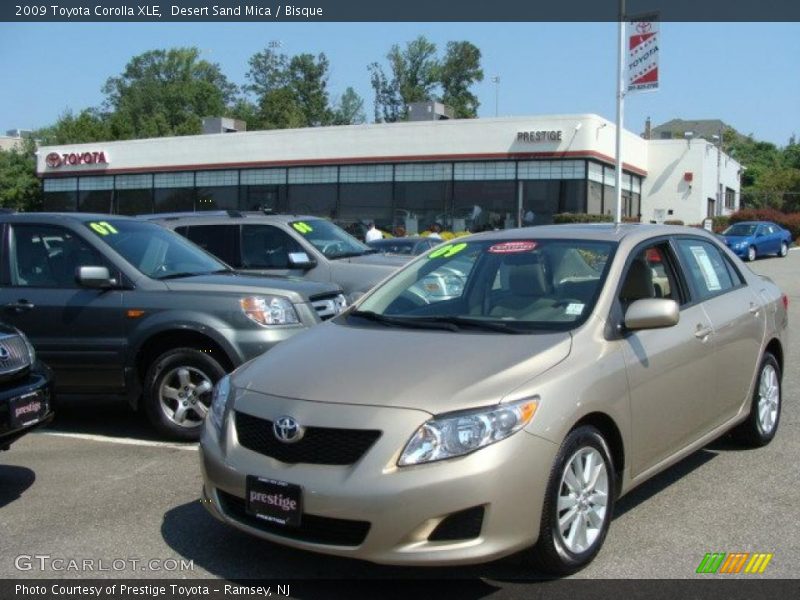 Desert Sand Mica / Bisque 2009 Toyota Corolla XLE