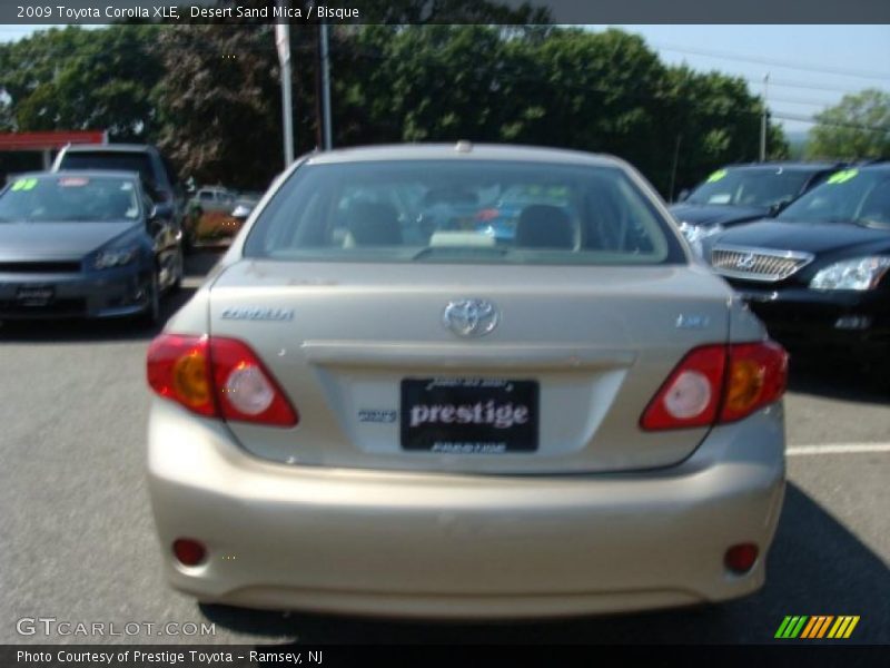 Desert Sand Mica / Bisque 2009 Toyota Corolla XLE