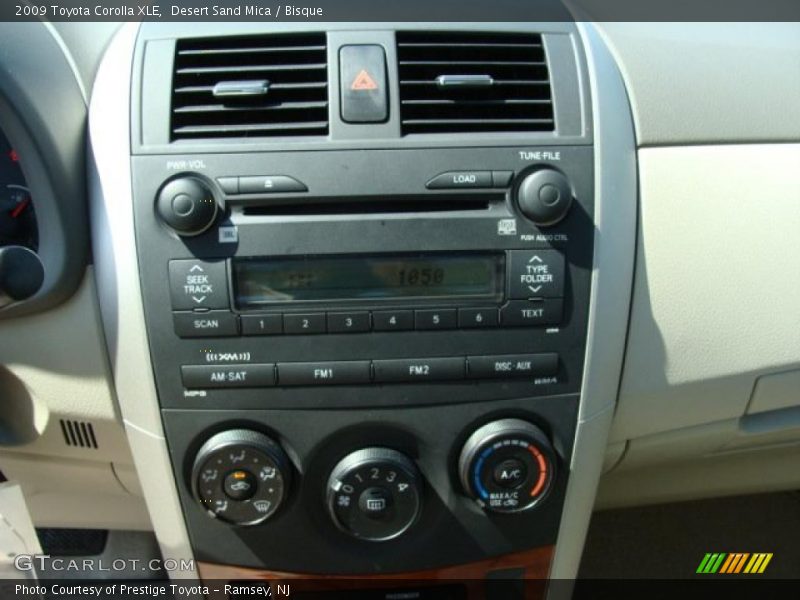 Desert Sand Mica / Bisque 2009 Toyota Corolla XLE