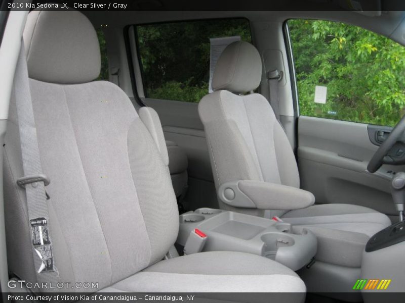 Clear Silver / Gray 2010 Kia Sedona LX