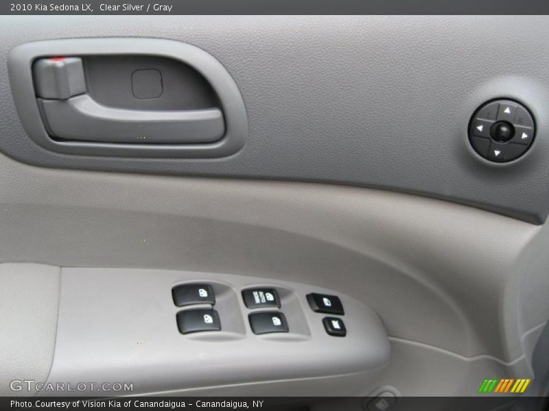 Clear Silver / Gray 2010 Kia Sedona LX