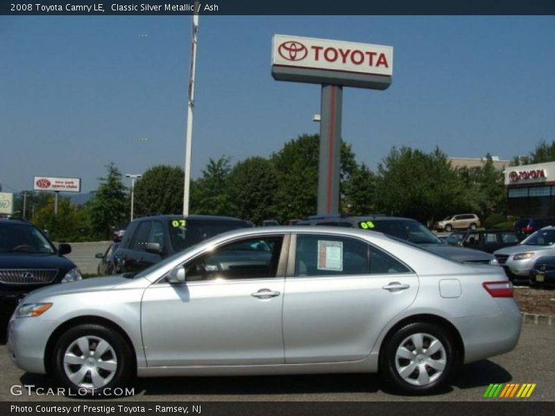 Classic Silver Metallic / Ash 2008 Toyota Camry LE