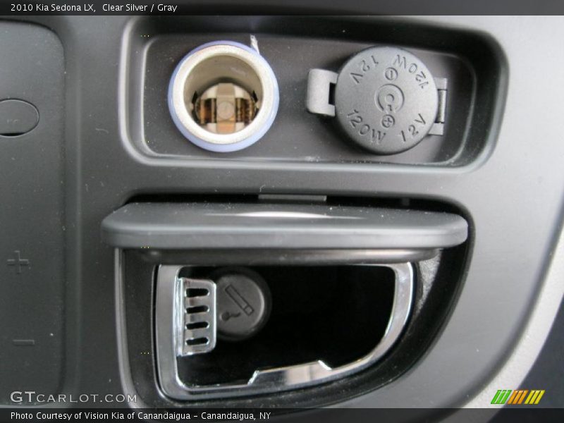 Clear Silver / Gray 2010 Kia Sedona LX
