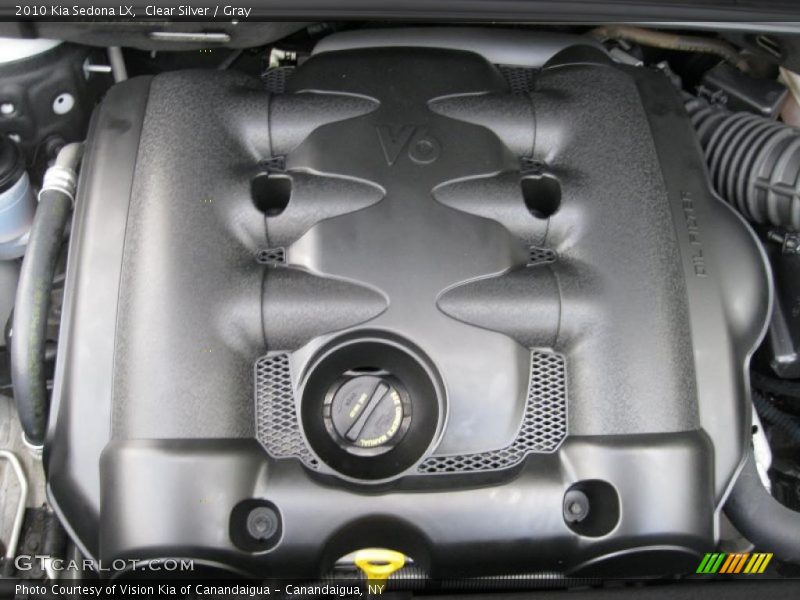 Clear Silver / Gray 2010 Kia Sedona LX