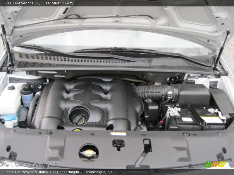 Clear Silver / Gray 2010 Kia Sedona LX