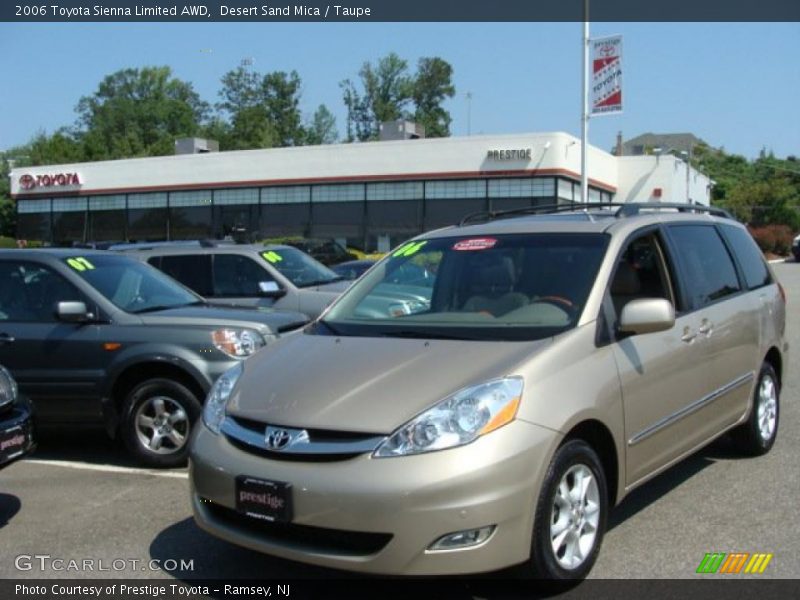 Desert Sand Mica / Taupe 2006 Toyota Sienna Limited AWD