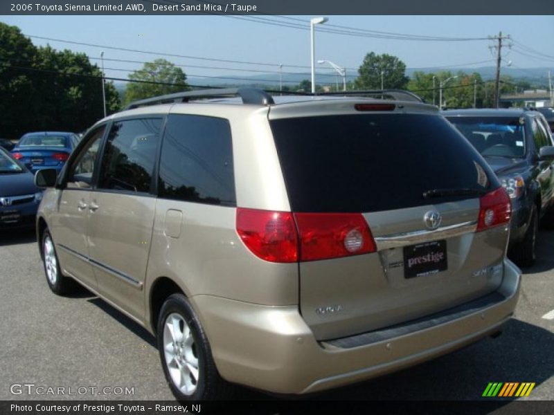 Desert Sand Mica / Taupe 2006 Toyota Sienna Limited AWD