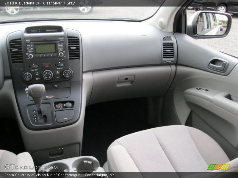 Clear Silver / Gray 2010 Kia Sedona LX