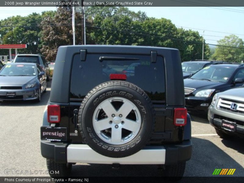 Black / Dark Slate Gray/Med Slate Gray 2008 Jeep Wrangler Unlimited Sahara 4x4
