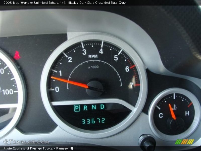 Black / Dark Slate Gray/Med Slate Gray 2008 Jeep Wrangler Unlimited Sahara 4x4