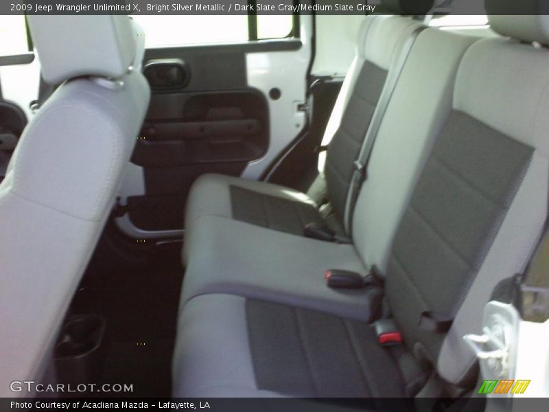 Bright Silver Metallic / Dark Slate Gray/Medium Slate Gray 2009 Jeep Wrangler Unlimited X