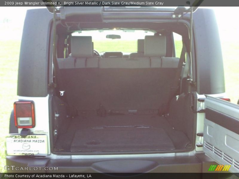 Bright Silver Metallic / Dark Slate Gray/Medium Slate Gray 2009 Jeep Wrangler Unlimited X