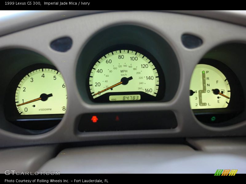 Imperial Jade Mica / Ivory 1999 Lexus GS 300
