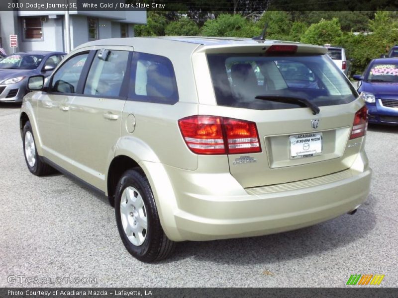White Gold / Dark Slate Gray 2010 Dodge Journey SE
