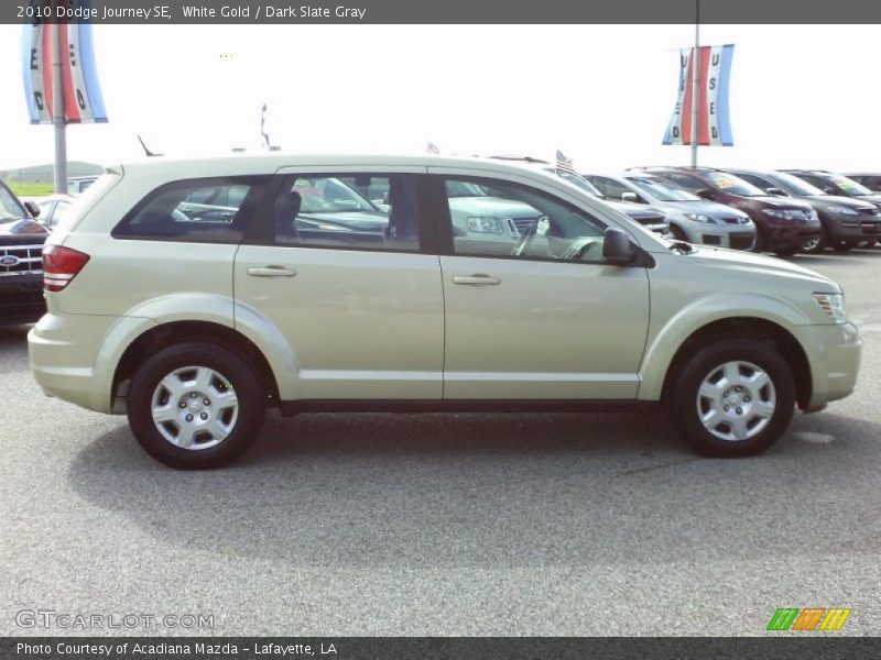 White Gold / Dark Slate Gray 2010 Dodge Journey SE