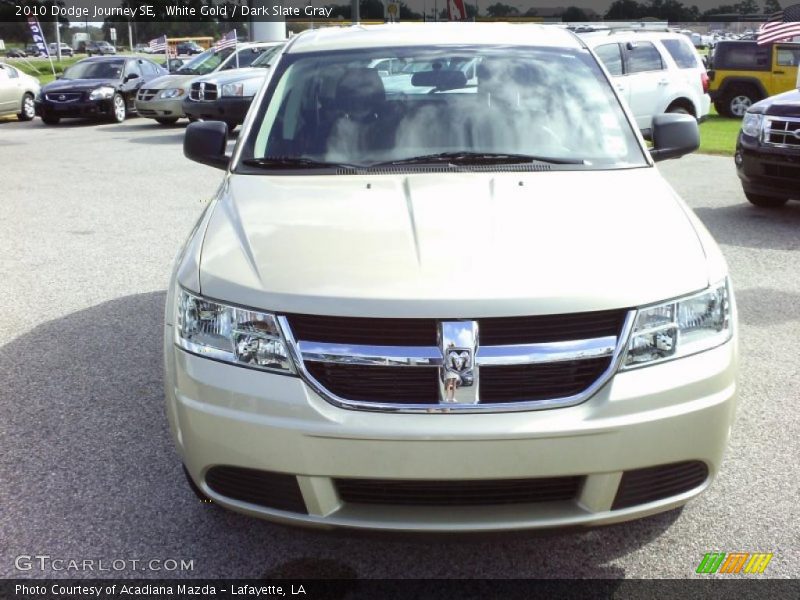 White Gold / Dark Slate Gray 2010 Dodge Journey SE